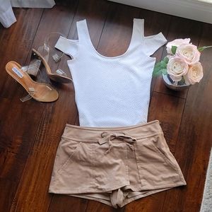 Soft Suede Shorts